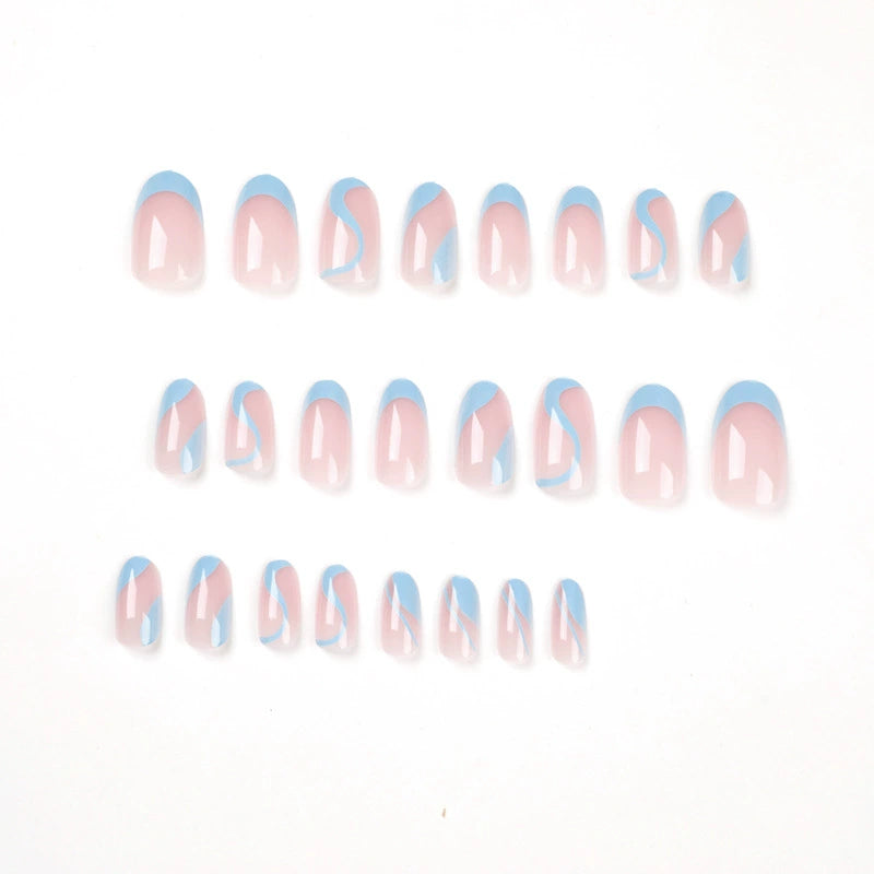 Pastel Wave Nails