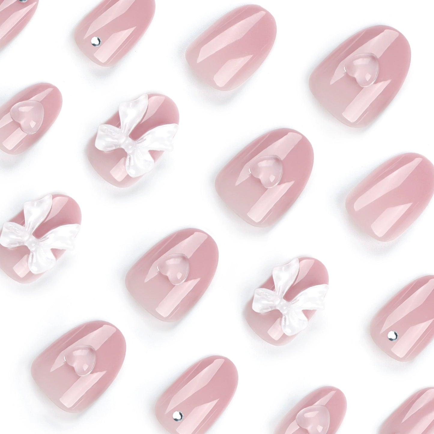 Pink Bow Tips