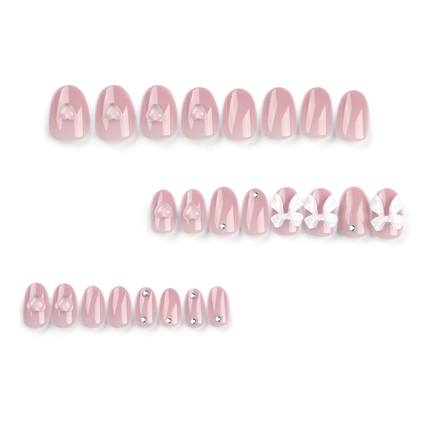 Pink Bow Tips