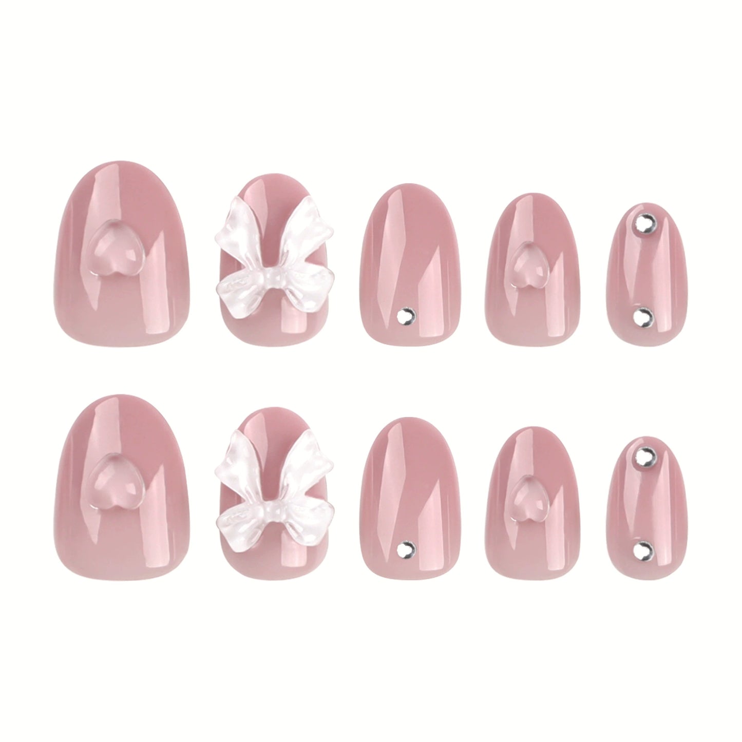 Pink Bow Tips