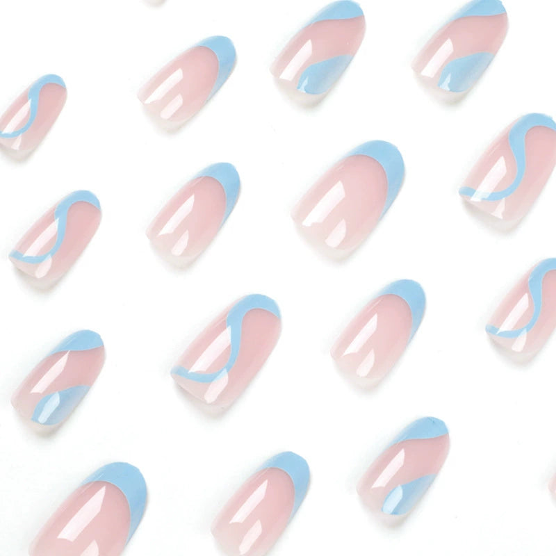 Pastel Wave Nails
