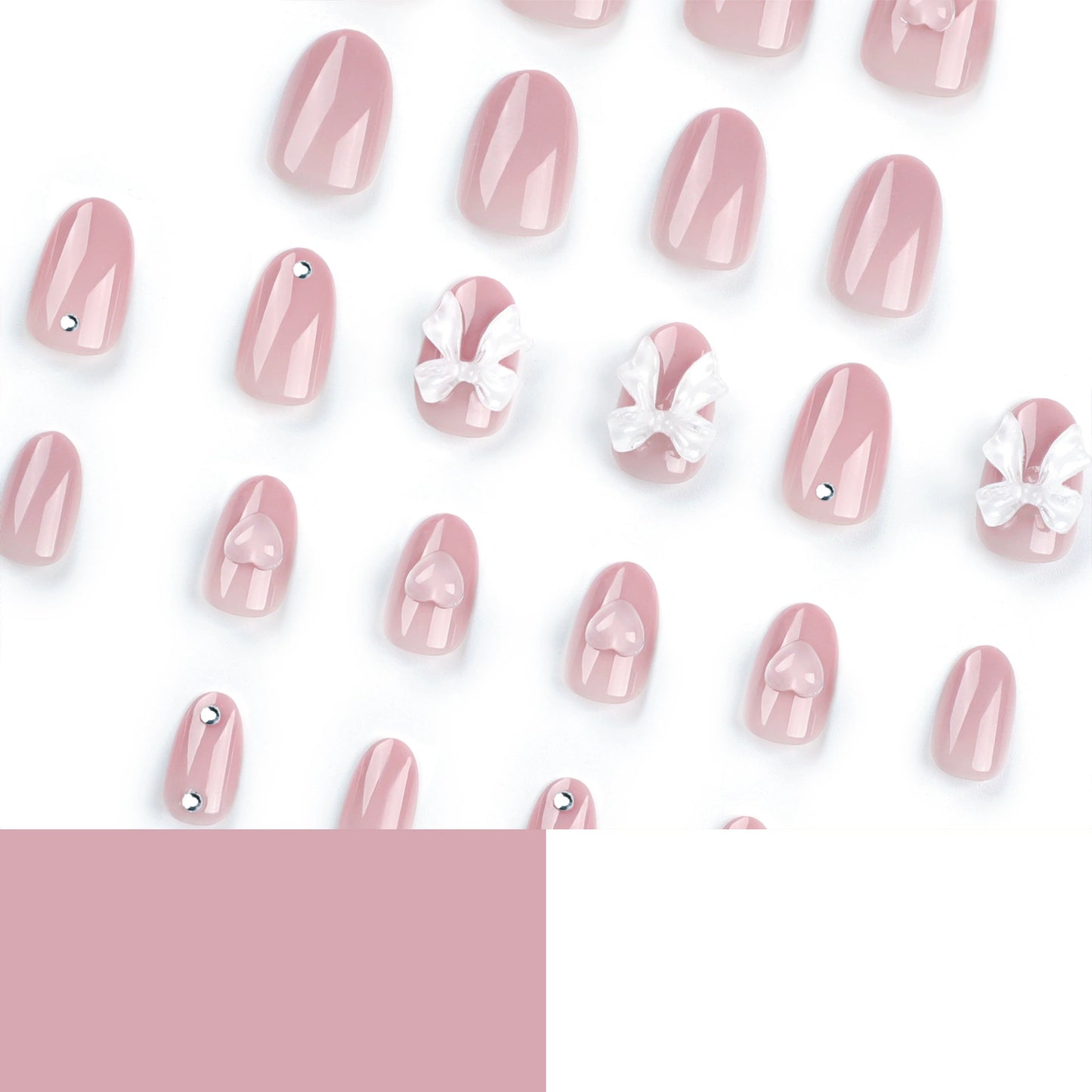Pink Bow Tips