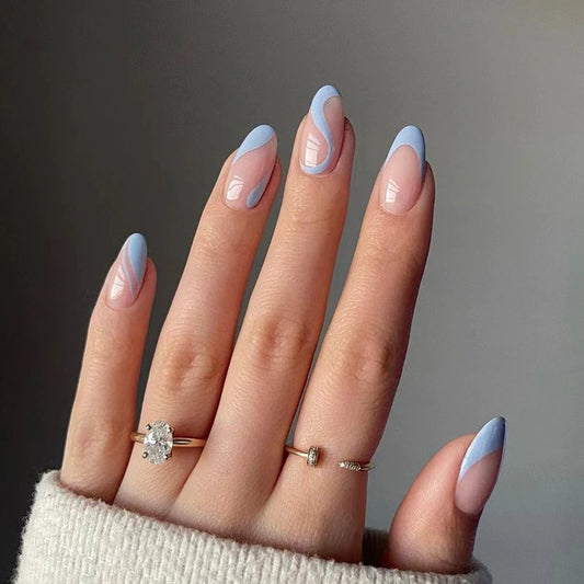 Pastel Wave Nails