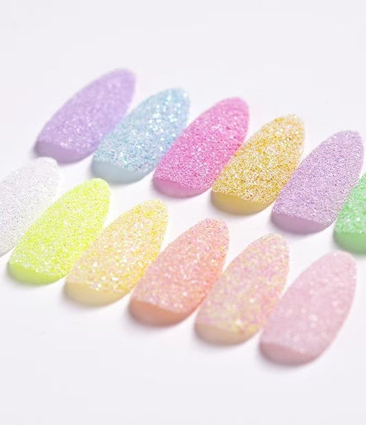 Starlight Sugar Glitter Shiny Acrylic Press - on Nails